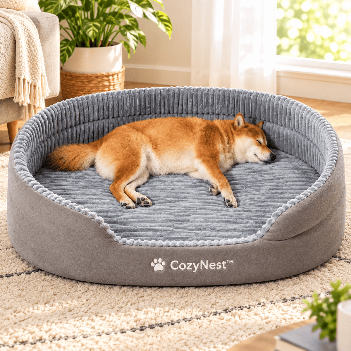 All-Season Pet Bed | Warm & Thickened Double-Sided Dog & Cat Bed